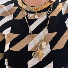 Head Over Heels Pave Diamond Heart Tennis Necklace