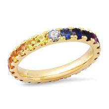 Large Sunset Eternity Band