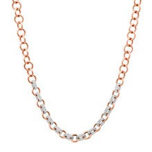 Chain Link & Diamond Charm Necklace