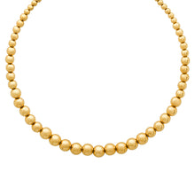 Memory Wire Gold Ball Beaded Choker