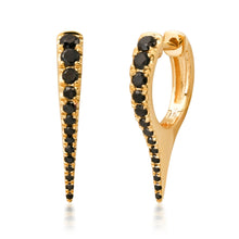 The Luxe Gemstone To the Point Diamond Dagger Earrings