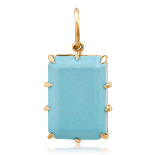 Faceted Scalloped Juicy Gemstone Charm