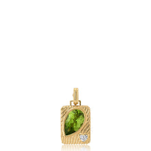 Ripple Pear Amulet Charm Pendant
