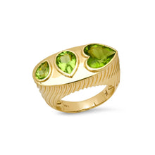 Ripple Mixed Shape Gemstone Statement Ring