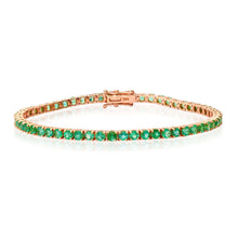 Endless Emerald Eternity Bracelet