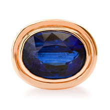 Oval Bezel Set Kyanite Statement Ring