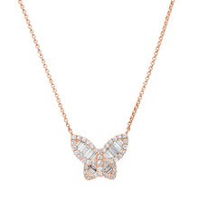 Diamond Illusion Butterfly Necklace