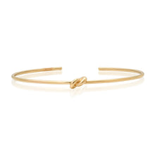 Gold Knot Cuff Flex Bracelet