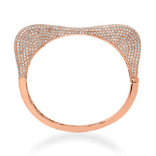 Wild & Wavy Pave Diamond Bangle
