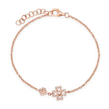 Diamond Clover Hearts Icon Bracelet