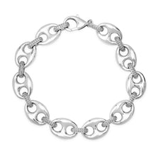 Puffy Mariner Link Pave Diamond Bracelet