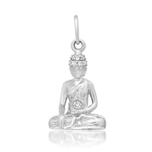 Be Serene Gold & Diamond Buddha Charm