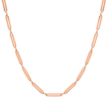 Sleek & Slim Gold Paperclip Link Chain Necklace