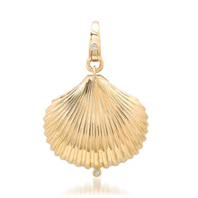 Ariel's Favorite Fluted Seashell Locket Charm