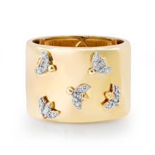 Diamond Busy Bee Band Ring