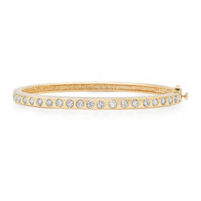 Dreamy Round Diamond Bangle Bracelet