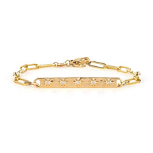 Medium Evil Eye Double-Sided Bar Bracelet