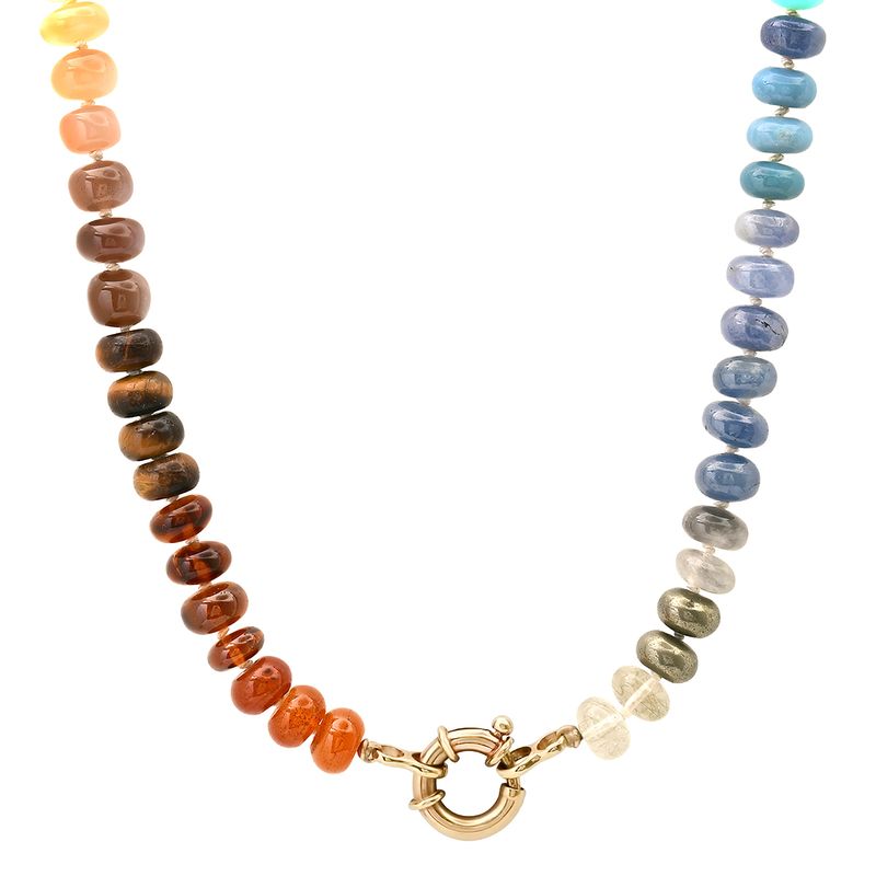 Kate's Colors Semiprecious Beaded Necklace