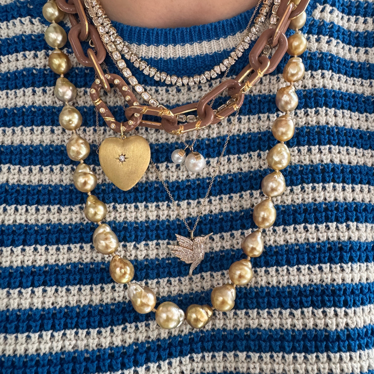 Aalto Round Pearl Duo Necklace – Milestones by Ashleigh Bergman