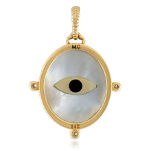 Memento Mori Skull Cameo Gemstone & Diamond Charm Pendant
