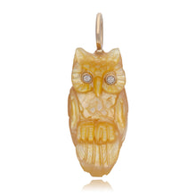 Hand Carved Owl Charm