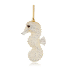 Illuminating Gemstone Seahorse Charm