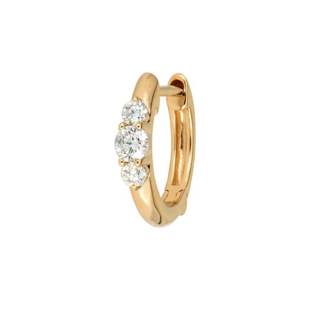 Diamond Prong Small Engraved Hoop Earring – Milestones by Ashleigh Diamond Prong Small Engraved Hoop Earring – Milestones by Ashleigh