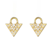 Double Sided Evil Eye Pyramid Charm