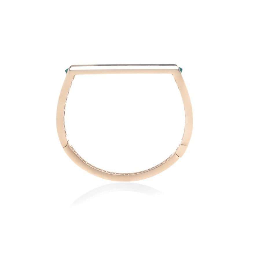 Gemstone & Diamond Grace Bangle Bracelet