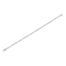Prong Set Diamond Baguette Eternity Tennis Bracelet
