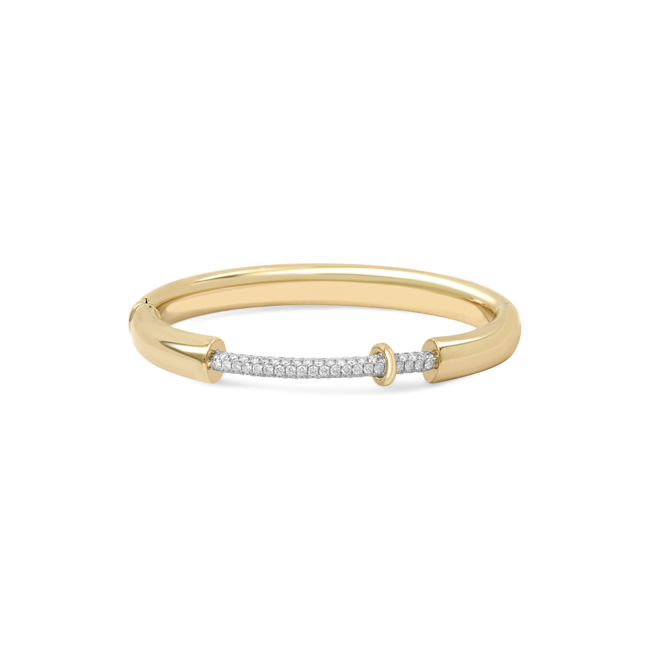 Endless Pierced Diamond Bangle Bracelet