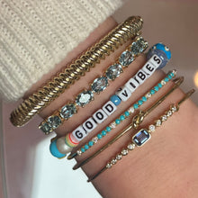 Enlighten Oval Aquamarine Eternity Bracelet