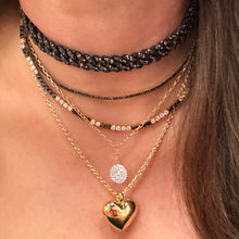 Black Diamond Twinkle Essential Link Choker Necklace