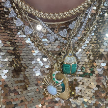My Whole Hearts Diamond Illusion Baguette Tennis Necklace