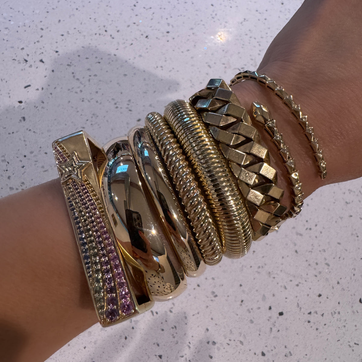 Juju Shooting Star Bangle Bracelet – Milestones by Ashleigh Bergman