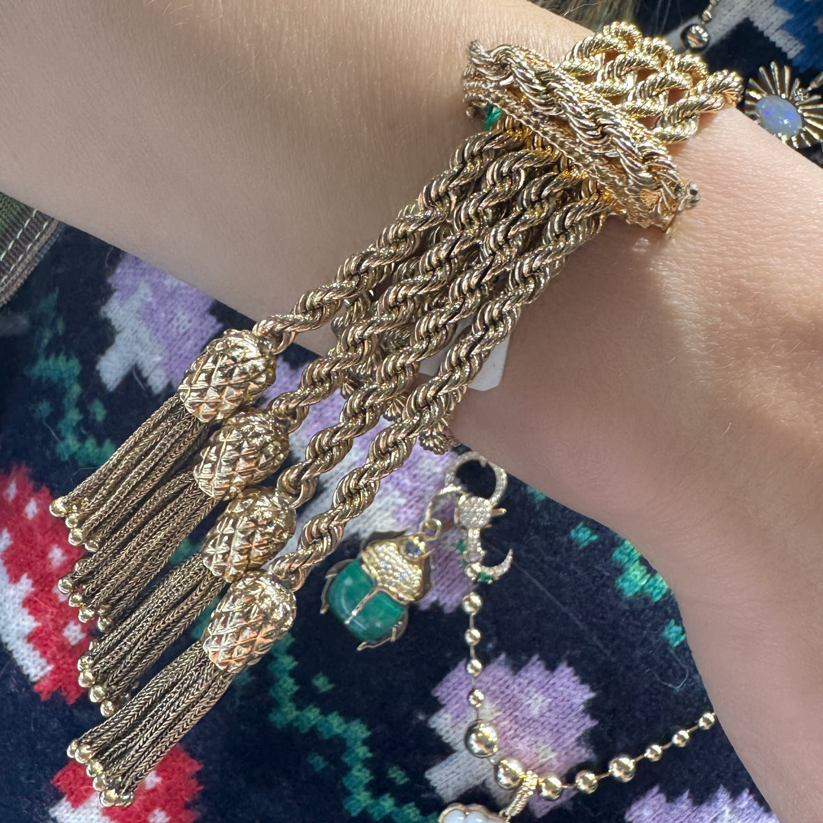アクセサリー 1990s VINTAGE TIFANY TASSEL BRACELET 1990s】TIFFANY&Co. Multi Strand Bracelet | VINTAGE | MATILDE
