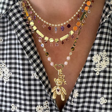 Shine Pink Spinel Shaker Necklace