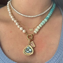High Polish Old English Angel Number Necklace