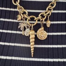 Island Time Diamond Palm Tree Charm