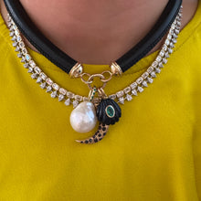 Alternating Graduated Diamond Pear Tennis Necklace