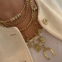 Glimmer Gold Collar Choker Necklace