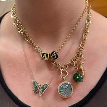 Magic Gemstone & Diamond Butterfly Necklace