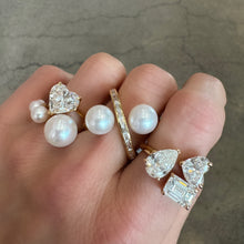 Heart, Teardrop, & Emerald Cut Diamond Triple Threat Ring