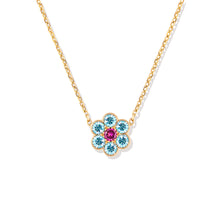 Family Blooms Pendant Flower Necklace