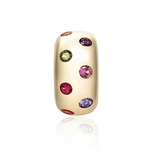 Large Story Gemstone or Diamond Bead Charm