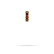 Prong Set Gemstone Baguette Big Bead