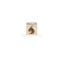 Ceramic & Diamond Zodiac Block Big Bead