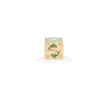 Ceramic & Diamond Zodiac Block Big Bead