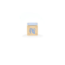 Ceramic & Diamond Zodiac Block Big Bead