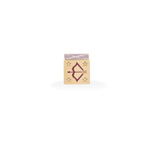 Ceramic & Diamond Zodiac Block Big Bead